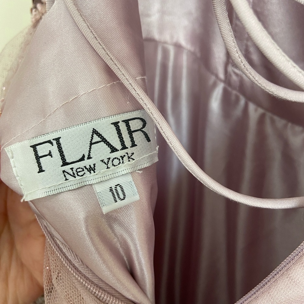 Flair New York Pink Formal Prom Dress Tulle Floral Embroidered size 10 - Picture 13 of 13